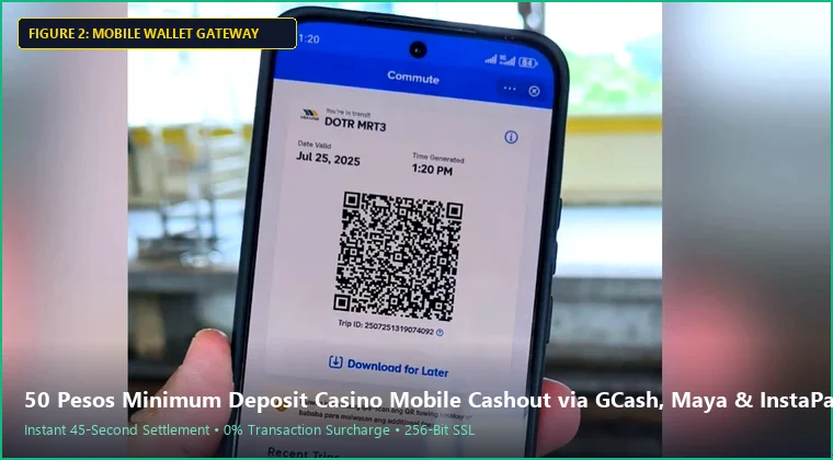50 pesos minimum deposit casino mobile interface and fast GCash payout process