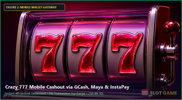 crazy 777 mobile interface and fast GCash payout process