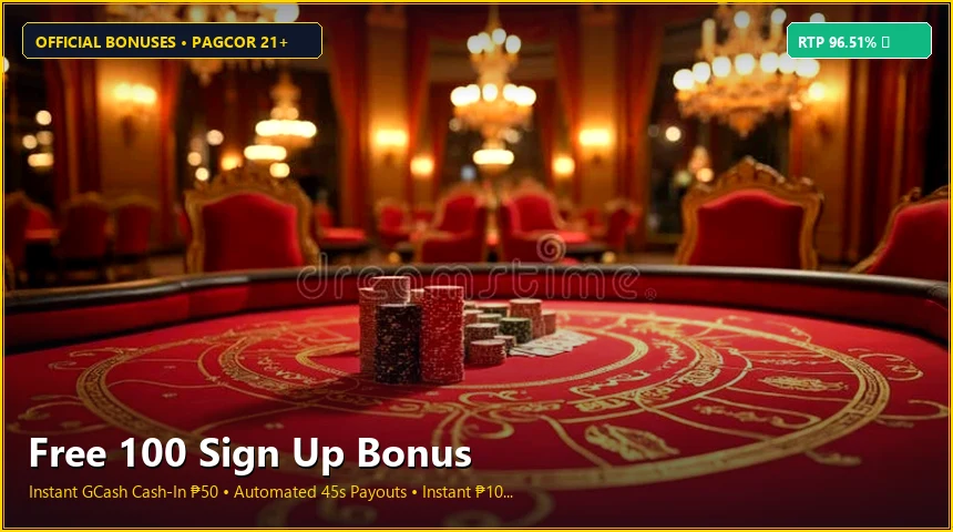 free 100 sign up bonus on Pinoy 777 Slots